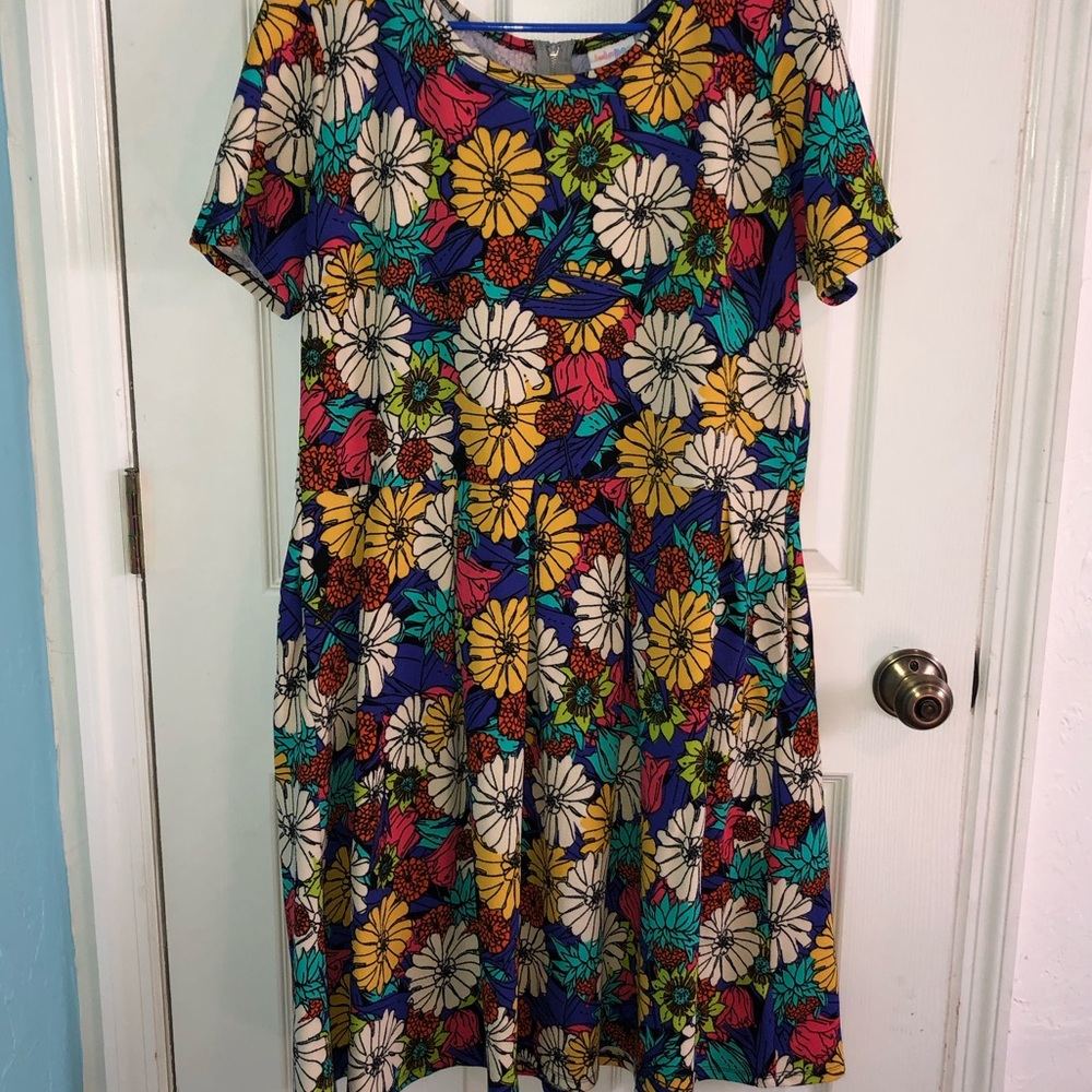 Floral 3X LuLaRoe Amelia Dress